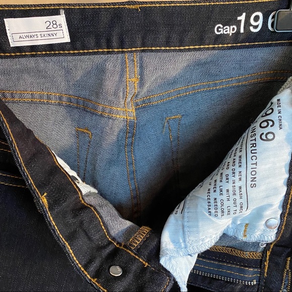 Gap 1969 Dark Denim Always Skinny Jean NWT - Picture 4 of 4